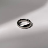 Domed Band Ring - Silver